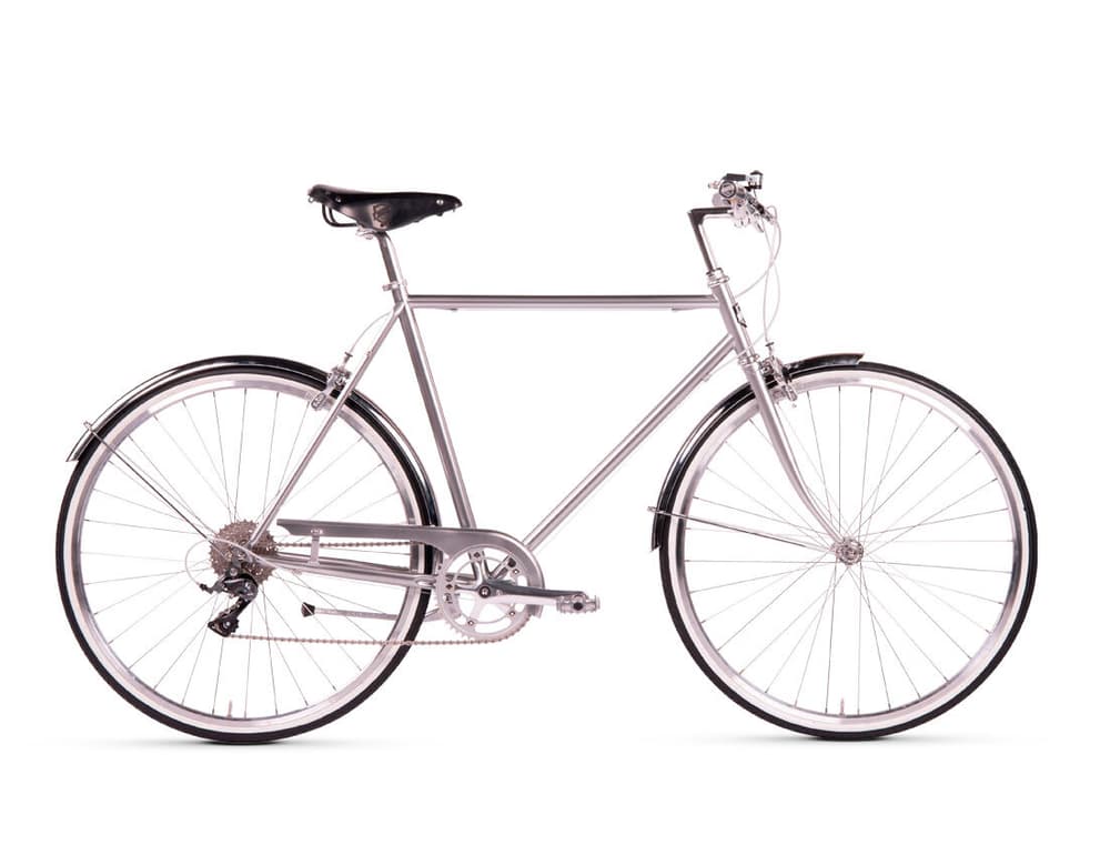 Classic 8-Speed Citybike Siech Cycles 464044205887 Farbe silberfarben Rahmengrösse 58 Bild-Nr. 1