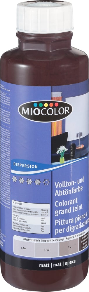 Vollton- und Abtönfarbe Miocolor 660733200000 Farbe Schokobraun Inhalt 500.0 ml Bild Nr. 1