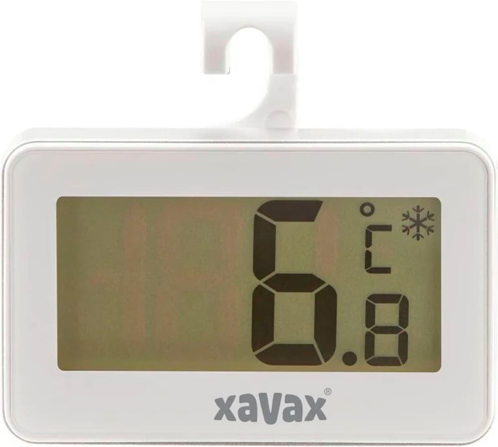 Digitales Kühlschrank- und Gefrierschrankthermometer, Weiss Thermometer & Hygrometer Xavax 785300175755 Bild Nr. 1