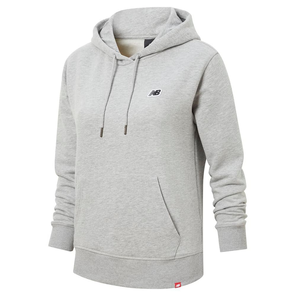 W NB Small Logo Hoodie Hoodie New Balance 469541700281 Taille XS Couleur gris claire Photo no. 1