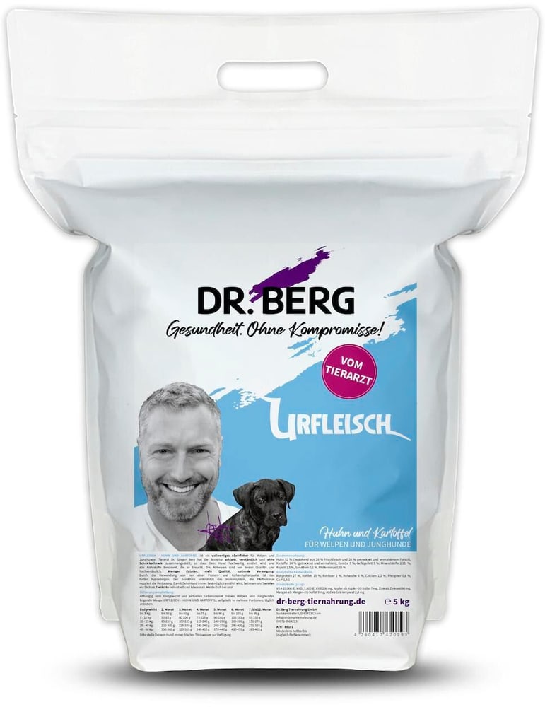 Trockenfutter Urfleisch Puppy&A Trockenfutter Dr. Berg 785300192752 Bild Nr. 1