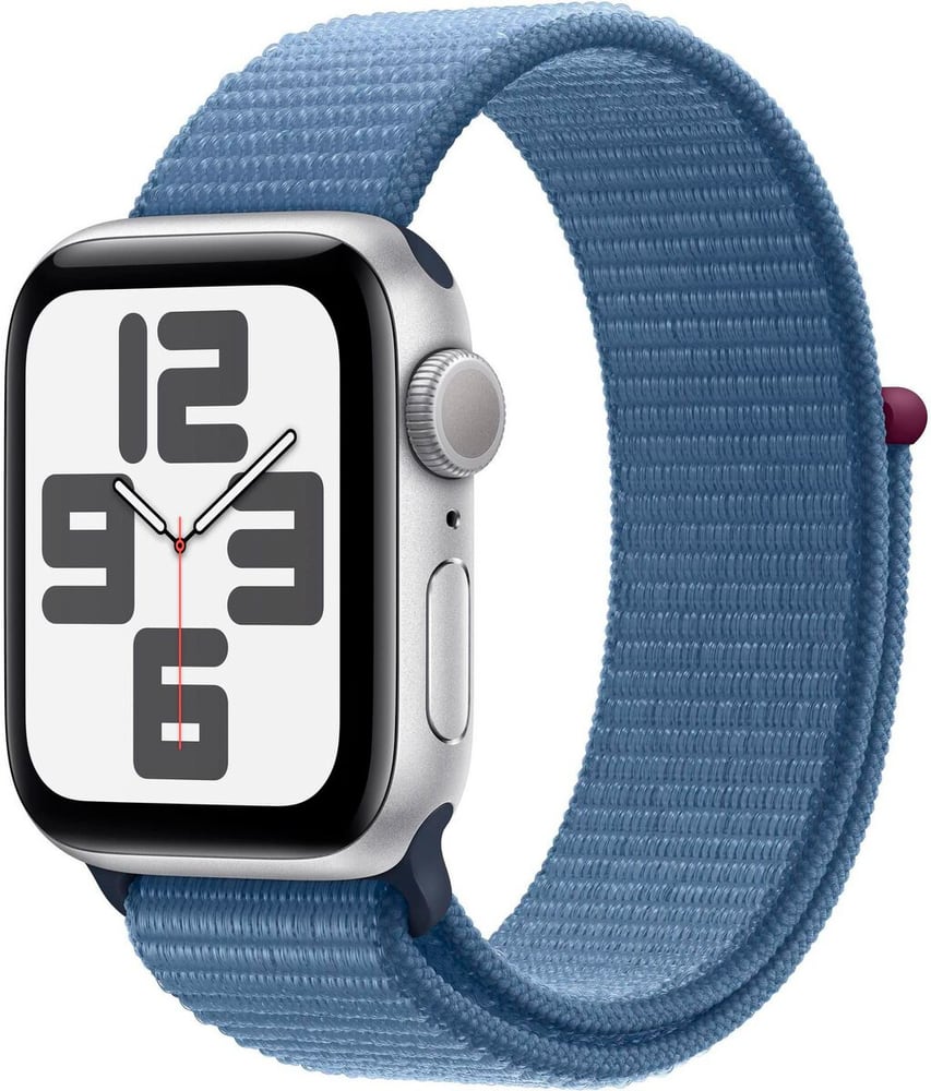 Watch SE 2023 40 mm GPS Alu Silber Loop Winterblau Smartwatch Apple 785302428112 Bild Nr. 1