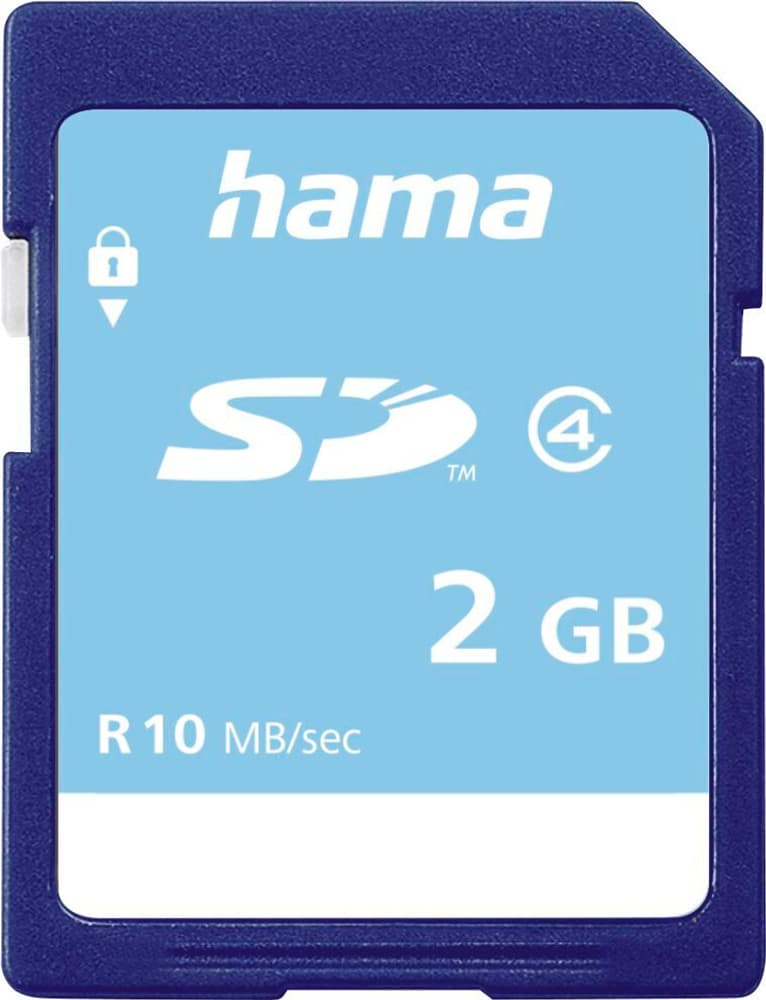 SD 2GB Class 4 Carte mémoire Hama 785302422489 Photo no. 1