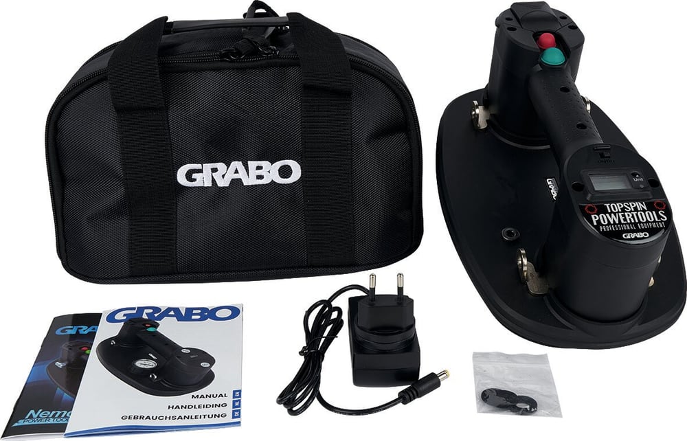 Sollevatori a ventosa manuale a batteria  PRO in borsa Aspirapolvere portatile GRABO 601825900000 N. figura 1