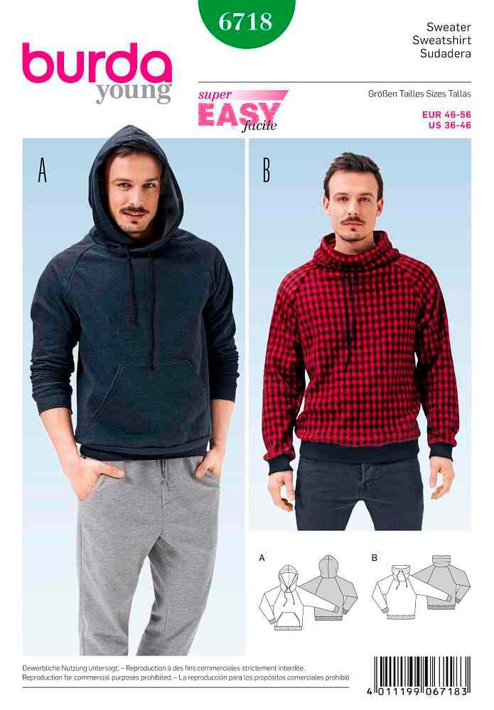Schnittmuster, Sweater Schnittmuster burda 669700125153 Bild Nr. 1