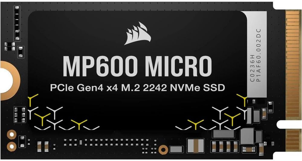 SSD MP600 Micro M.2 2242 NVMe 1000 GB Disque dur SSD interne Corsair 785302428288 Photo no. 1