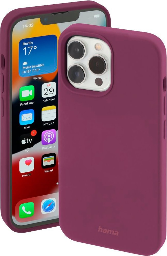 MagCase Finest Feel PRO Apple iPhone 13 Pro, Bordeaux Smartphone Hülle Hama 785300173394 Bild Nr. 1