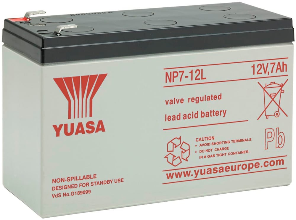 Batterie Auxilliary 12V/7Ah Motorradbatterie YUASA 621216900000 Bild Nr. 1