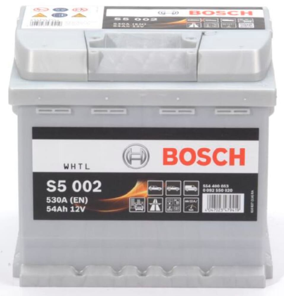 Batteria 12V/54Ah/530A Batteria per auto Bosch 621105000000 N. figura 1