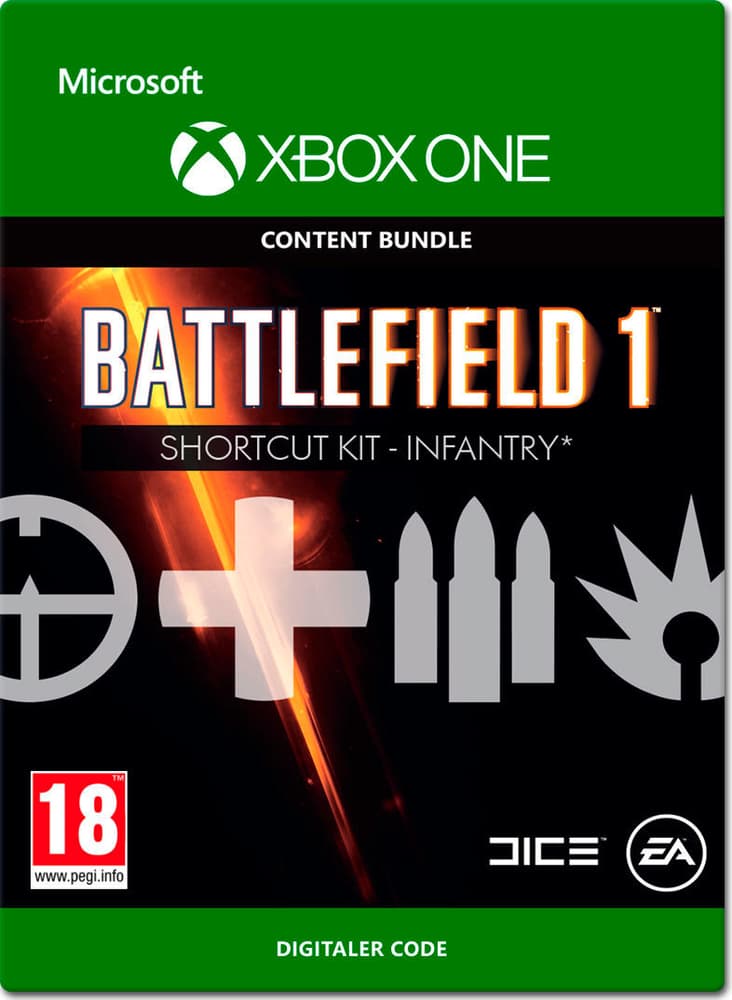 Xbox One - Battlefield 1: Shortcut Kit: Infantry Bundle Game (Download) 785300138674 N. figura 1