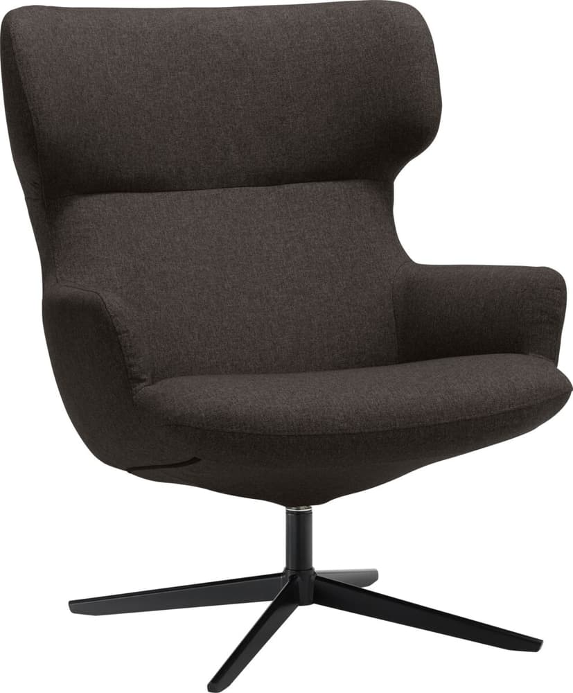 ELVY Fauteuil 403900307084 Dimensions L: 81.0 cm x P: 90.0 cm x H: 96.5 cm Couleur Anthracite Photo no. 1