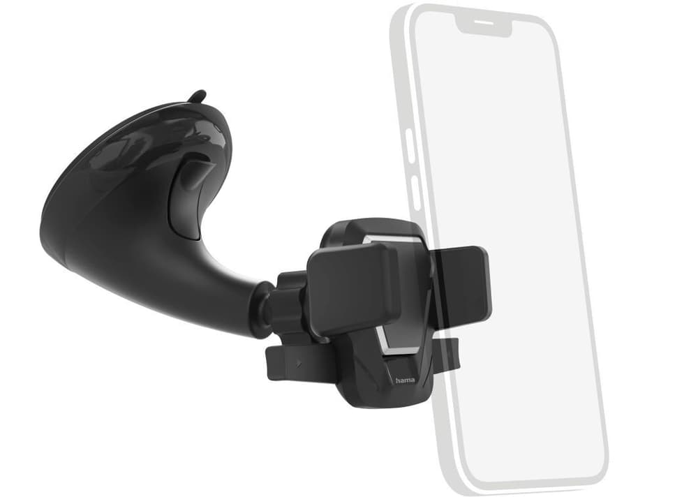 "Easy Snap" con ventosa, ruotabile a 360 gradi, universale Supporto per smartphone Hama 785300175589 N. figura 1