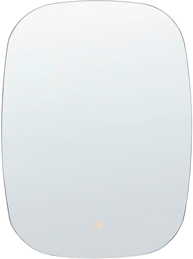 Ovaler LED-Wandspiegel ø 78 cm Silber BERGERAC Spiegel Beliani 655523000000 Bild Nr. 1