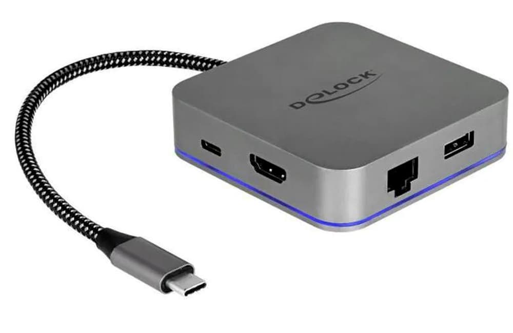 USB 3.1 Typ-C – HDMI/USB-A/USB-C/LAN Dockingstation e hub USB DeLock 785300166955 N. figura 1
