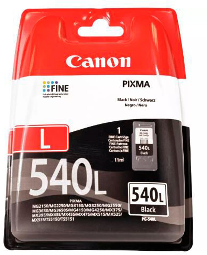 PG-540L black Tintenpatrone Canon 798332200000 Bild Nr. 1