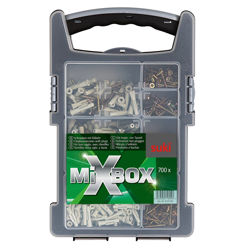Mixbox Maxi Universalschrauben mit Dübel Set suki 601592300000 Bild Nr. 1