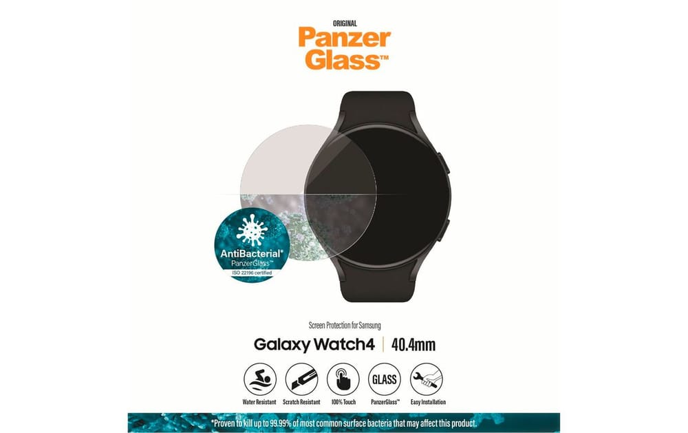 Samsung Galaxy Watch 4 (40.4 mm) Smartwatch Armband Panzerglass 785302421542 Bild Nr. 1
