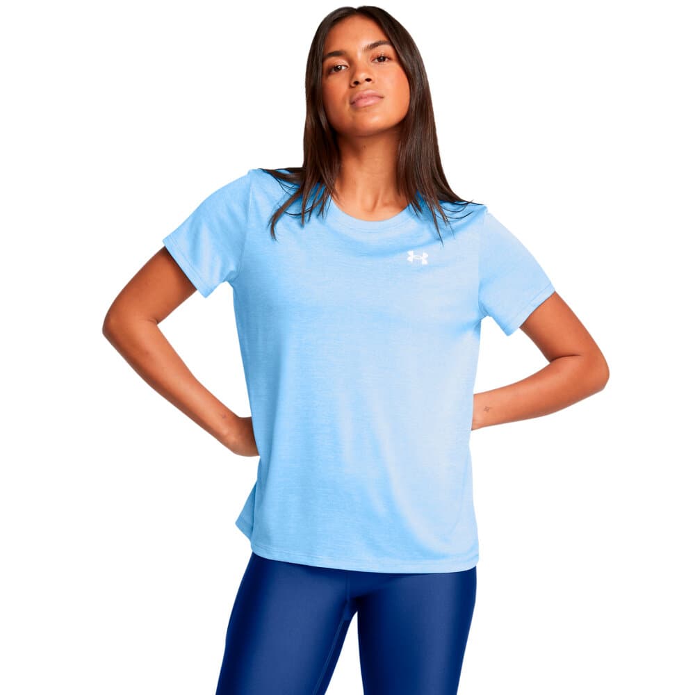 W Tech SSC Twist T-shirt Under Armour 471854700541 Taille L Couleur bleu claire Photo no. 1