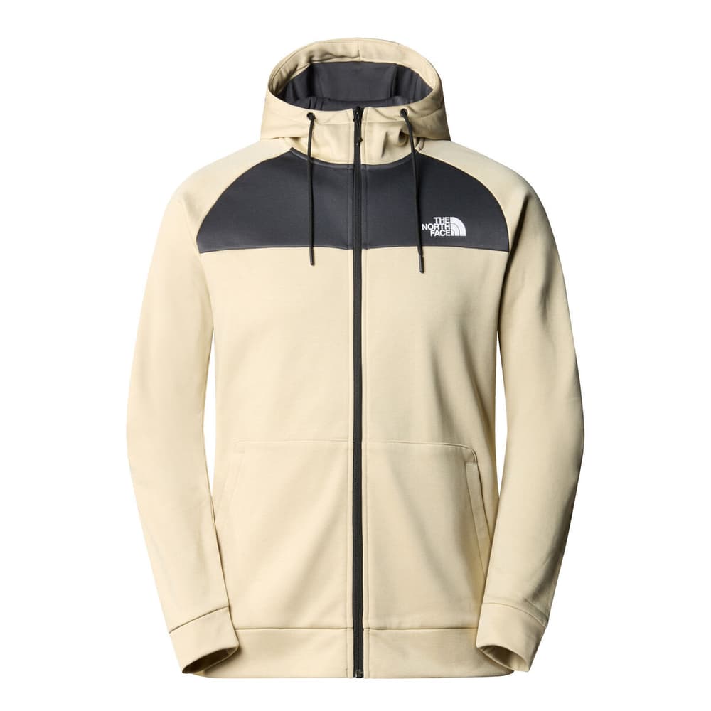 Reaxion Full Zip Hoodie Giacca in pile The North Face 467525800374 Taglie S Colore beige N. figura 1