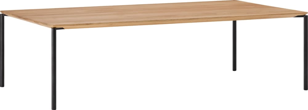 BAO Tavolino da salotto 402159400000 Dimensioni L: 120.0 cm x P: 70.0 cm x A: 35.0 cm Colore quercia massiccia / nero N. figura 1
