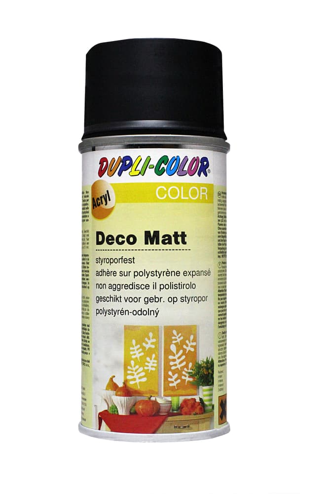 Vernice spray deco opaco Air Brush Set Dupli-Color 664810002001 Colore Nero N. figura 1