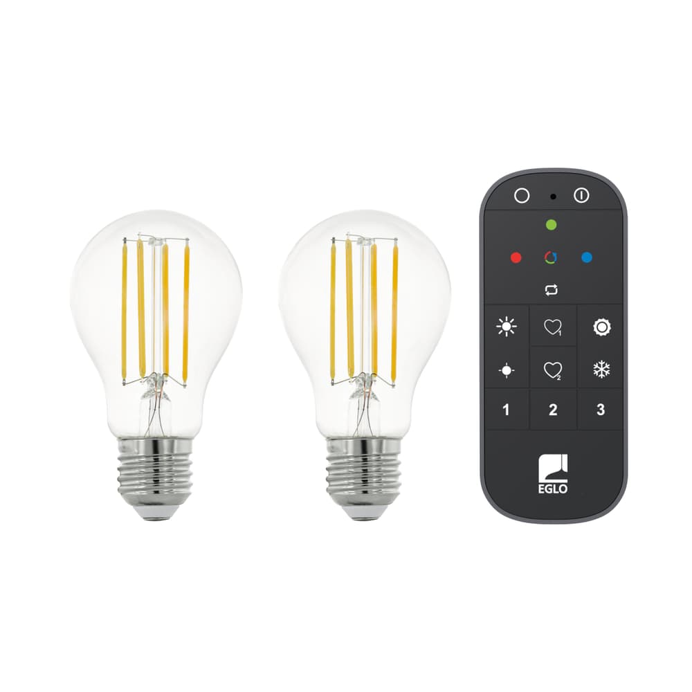 Ordina CONNECT 2x E27 Classic incl. Telecomando Lampadina LED comodamente  online 