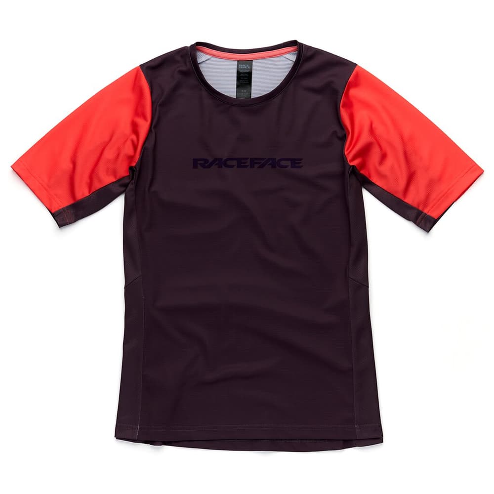 Women's Indy SS Jersey Chemise de vélo RaceFace 473417900530 Taille L Couleur rouge Photo no. 1