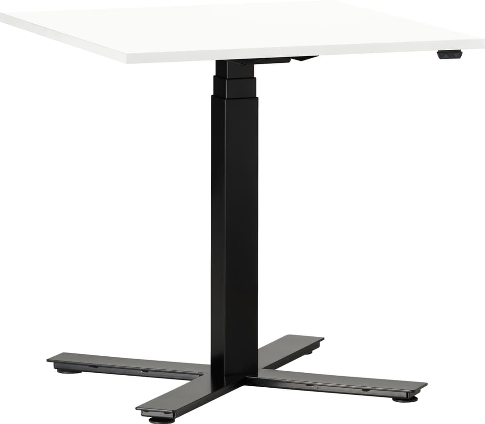 FLEXCUBE Table de conférence réglable en hauteur 401929500000 Dimensions L: 70.0 cm x P: 70.0 cm x H: 62.5 cm Couleur Blanc Photo no. 1