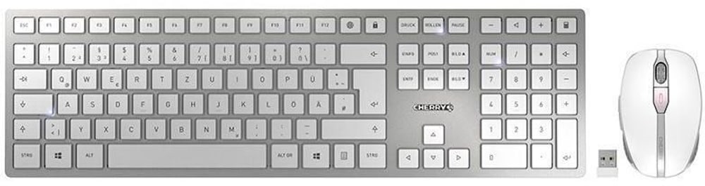 DW 9100 Slim Tastatur- / Maus-Set Cherry 785300197123 Bild Nr. 1