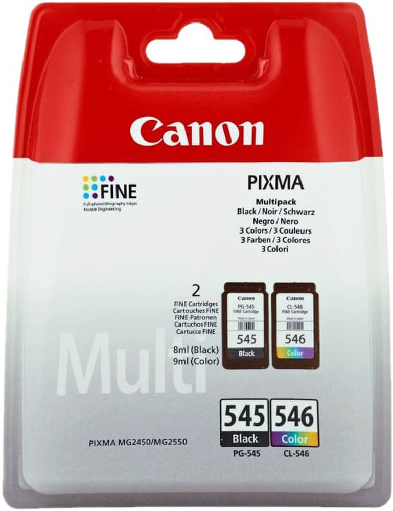 PG-545/CL-546 Multipack Cartuccia d'inchiostro Canon 795820300000 N. figura 1