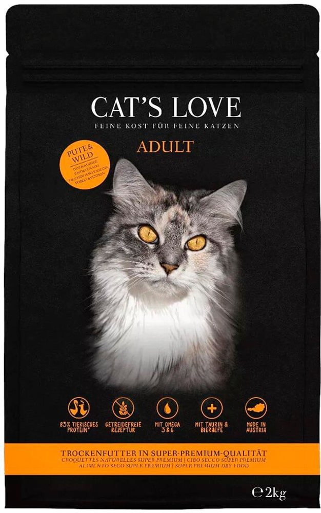 Cats Love Trocken Adult Pute & Wild Trockenfutter 658771100000 Bild Nr. 1