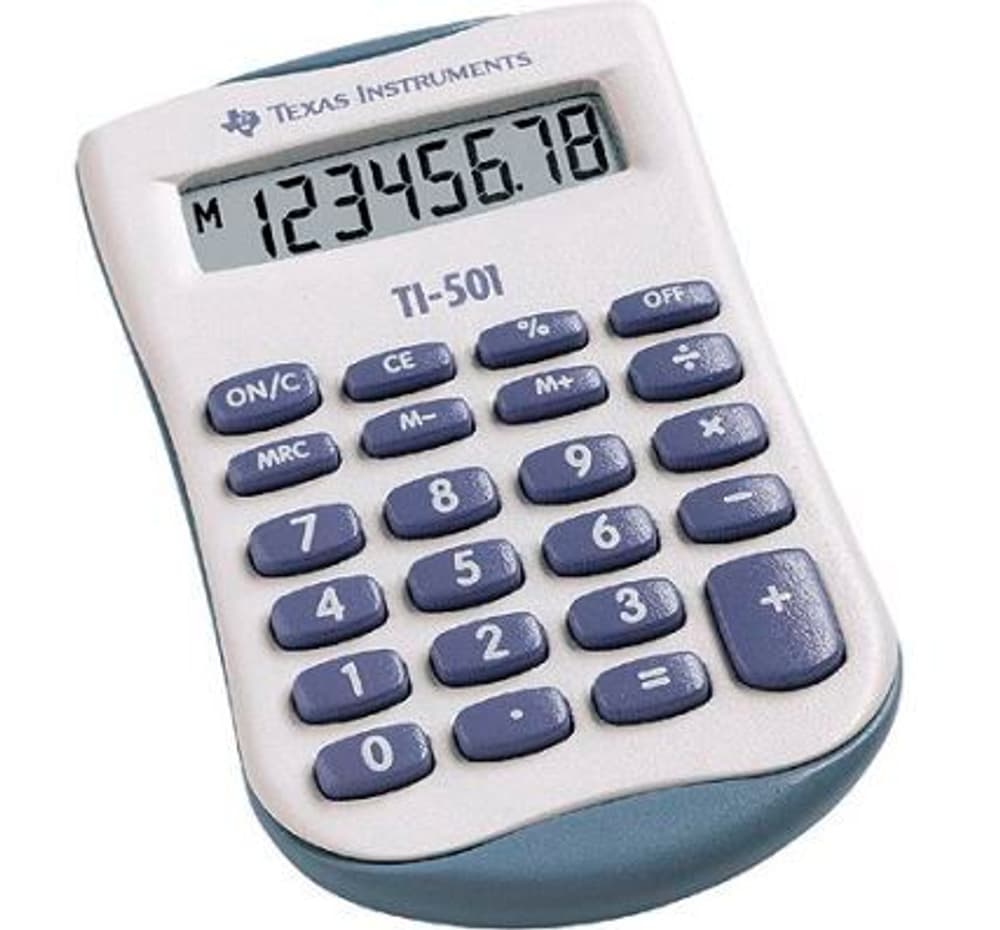 Grundrechner TI-501 8-stellig Taschenrechner Texas Instruments 785300151126 Bild Nr. 1