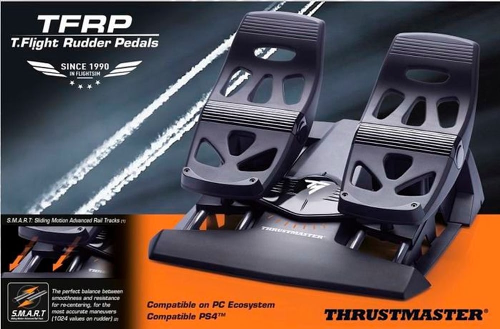 TFRP T. Flight Rudder Pedals Rennsimulator Zubehör Thrustmaster 785300126936 Bild Nr. 1