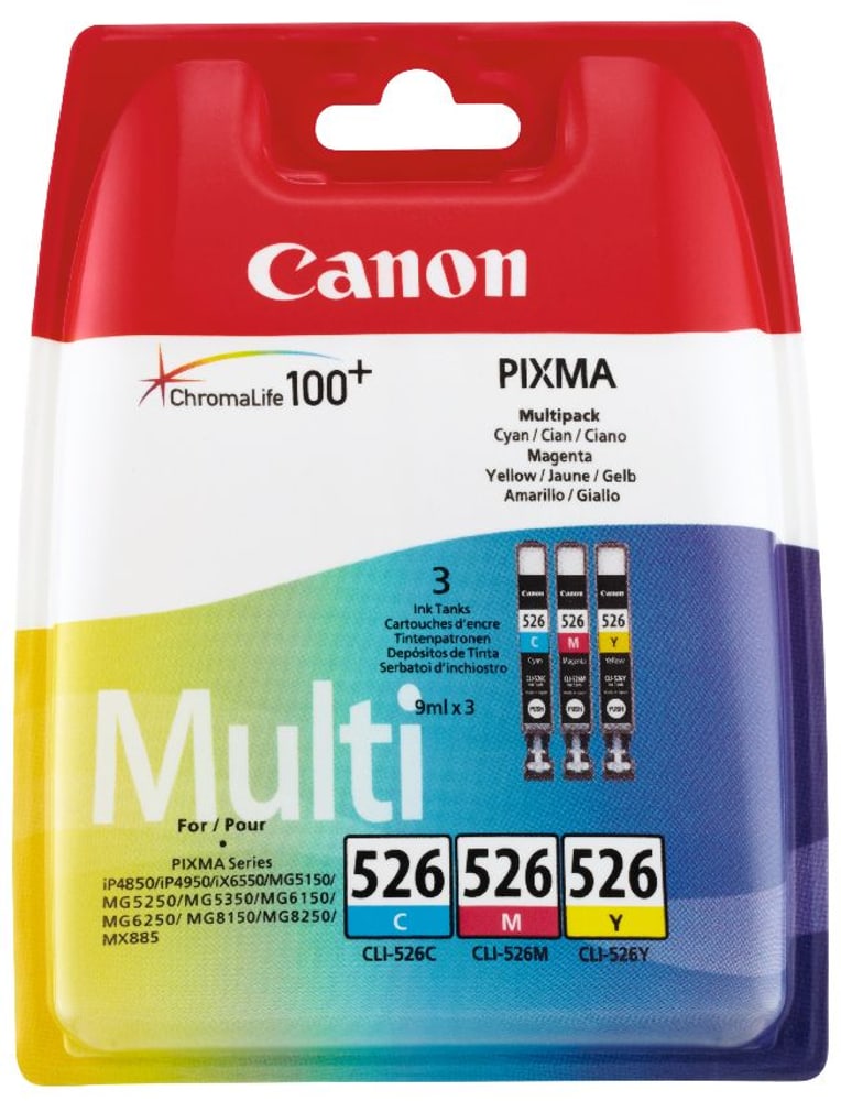 CLI-526PA Multipack Tintenpatrone Canon 796011500000 Bild Nr. 1