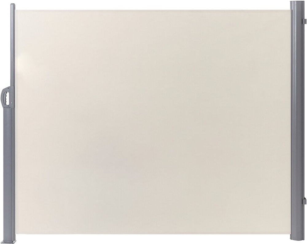 Seitenmarkise beige ausziehbar 160 x 300 cm DORIO Sichtschutzblende Beliani 659194200000 Bild Nr. 1
