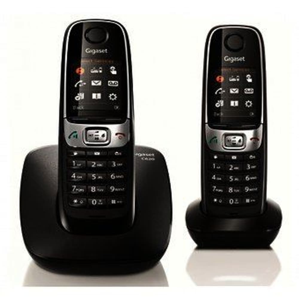 Gigaset C620 Duo Funktelefon schwarz Gigaset 95110006173914 Bild Nr. 1