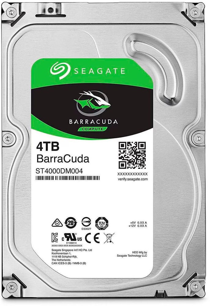 BarraCuda 3.5" SATA 4 TB Disque dur interne Seagate 785302408984 Photo no. 1