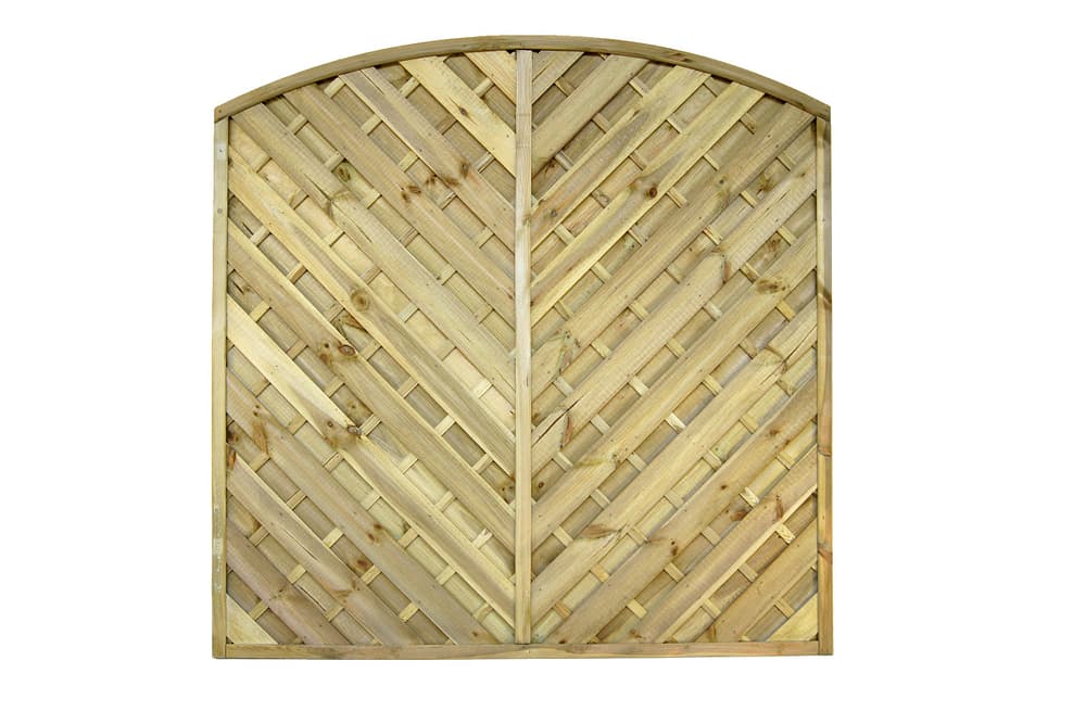 Schermatura ad arco con inserti diagonali Staccionata in legno 647031100000 N. figura 1