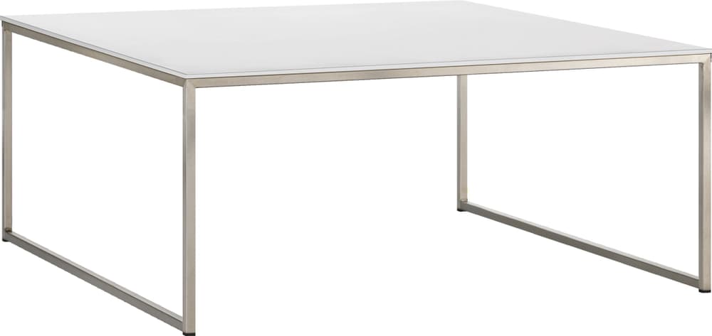 AVEA Table basse 402178400000 Dimensions L: 90.0 cm x P: 90.0 cm x H: 40.0 cm Couleur gris / acier fin Photo no. 1