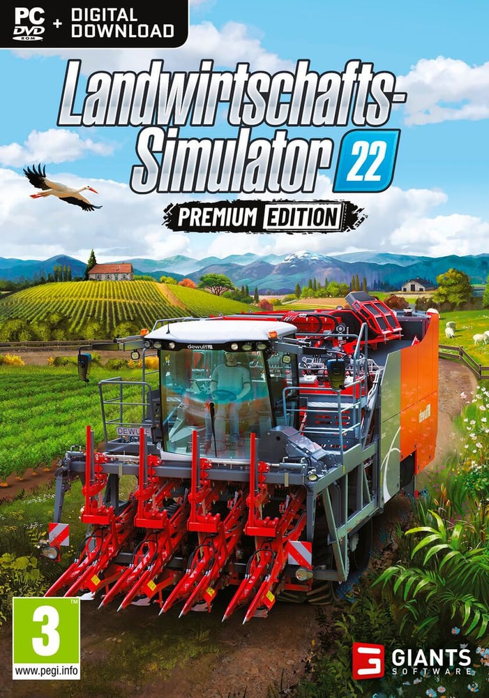 PC - Landwirtschafts-Simulator 22 - Premium Edition Jeu vidéo (boîte) 785302401954 Photo no. 1