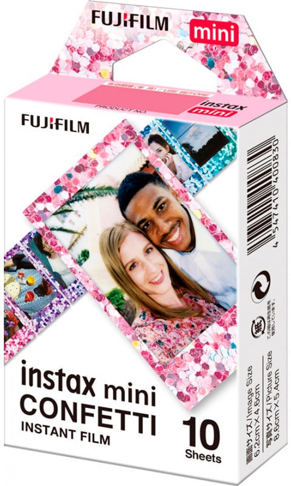 Instax Mini 10 feuilles Confetti Film pour photos instantanées FUJIFILM 785300145648 Photo no. 1