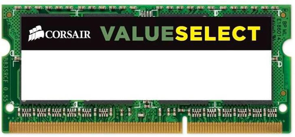 SO-DDR3L-RAM ValueSelect 1600 MHz 1x 8 GB Mémoire vive Corsair 785300187333 Photo no. 1