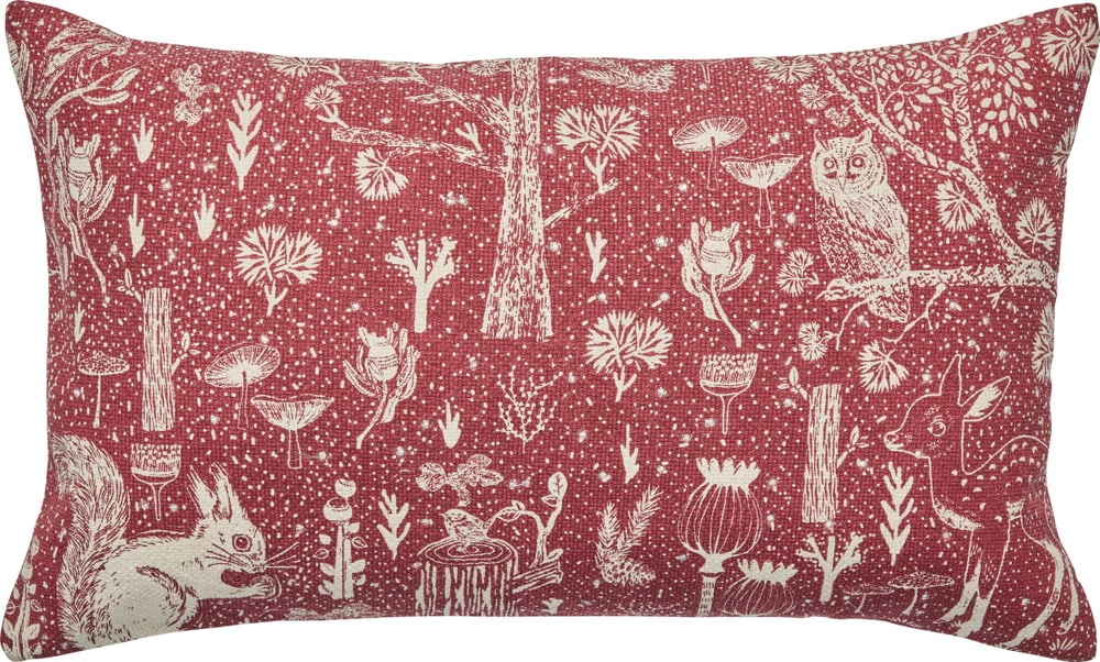 SILVA Coussin décoratif 450921840333 Couleur Rouge foncé Dimensions L: 50.0 cm x H: 30.0 cm Photo no. 1