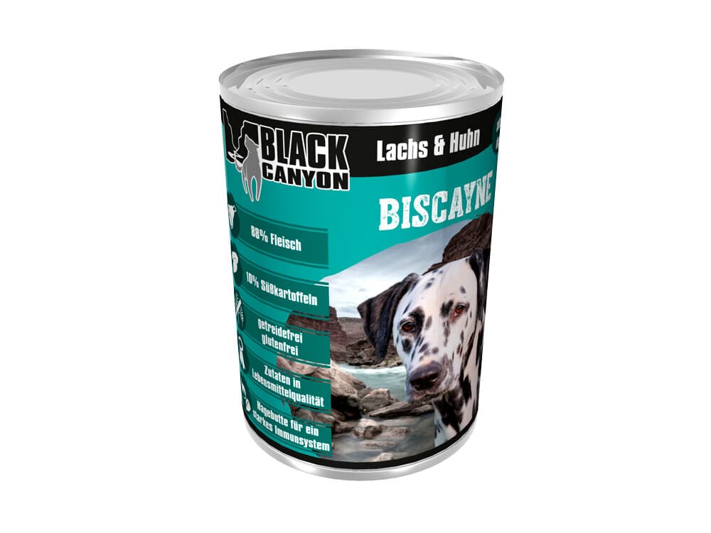Biscayne Adult Huhn & Lachs, 0.41 kg Nassfutter Black Canyon 658310600000 Bild Nr. 1