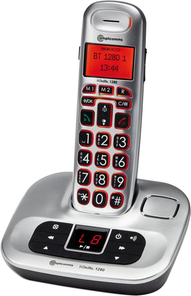 BigTel 1280 DECT Phone (80dB / 30dB) Téléphone fixe Amplicomms 79406130000020 Photo n°. 1
