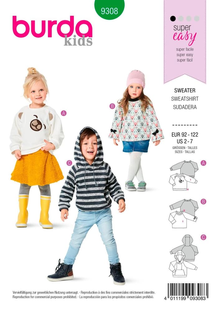 Schnittmuster, Shirt Schnittmuster burda 669700125264 Bild Nr. 1