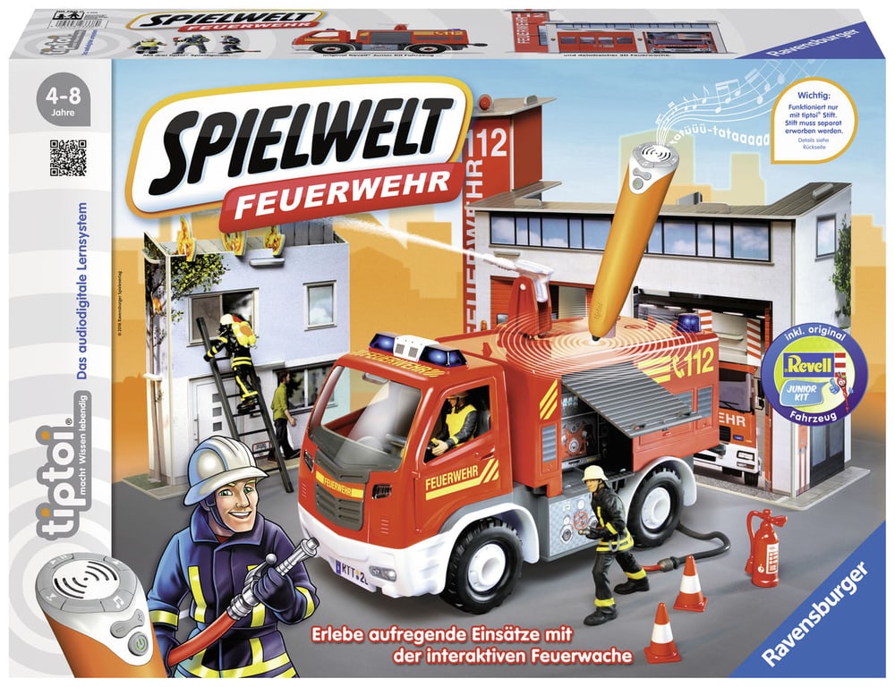 Tiptoi Spielwelt Feuerwehr (D) Ravensburger 74523459000016 No. figura 1