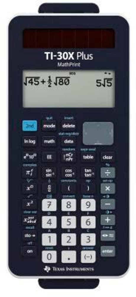 Plus MathPrint Schulrechner TI-30X+MP Taschenrechner Texas Instruments 785302422448 Bild Nr. 1