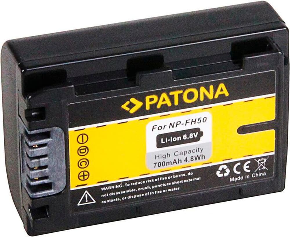 Sony NP-FH50 Batterie pour appareil photo Patona 785300144513 Photo no. 1