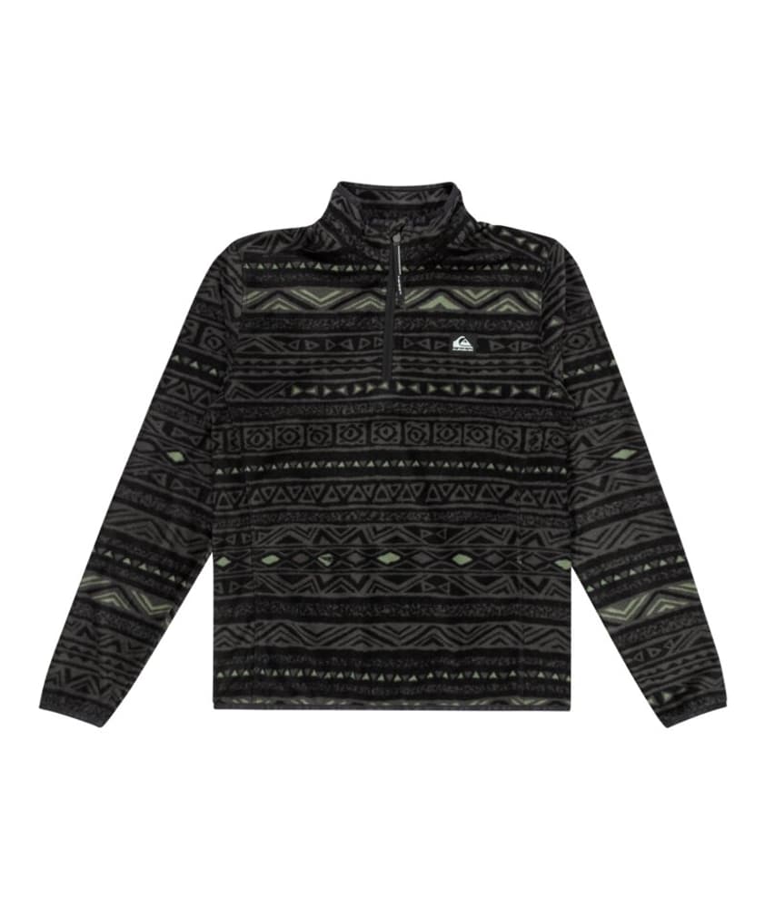 AKER HZ FLEECE Pullover in pile Quiksilver 468309300520 Taglie L Colore nero N. figura 1